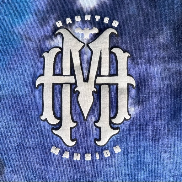Disney Haunted Mansion Spirit Jersey Tie Dye Blue Purple Madame Leota XS READ - Picture 9 of 16